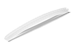 Juego de muestra de protector de canalones de aluminio AM – Incluye  muestras de 5 y 6 pulgadas de ancho (7 pulgadas de largo, acabado fresado)